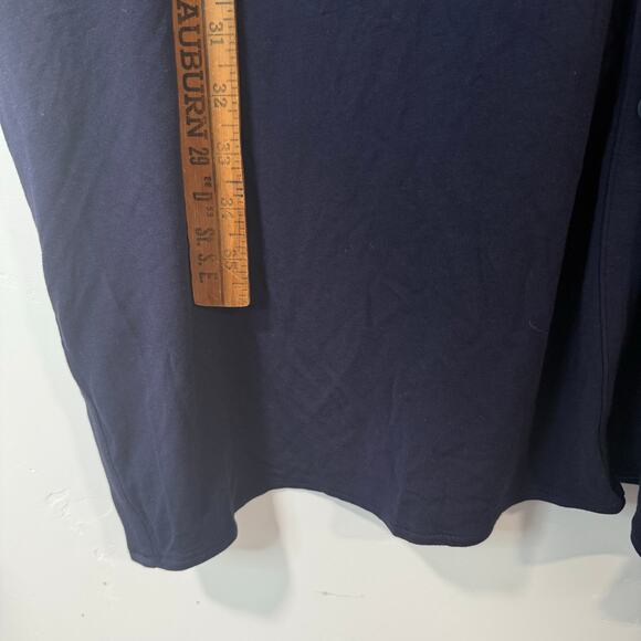 Universal Standard Women's Gramercy Jersey Shirt Dress Stretch Navy Blue Large - Picture 5 of 9